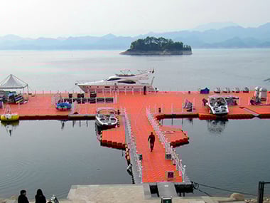 Piattaforma galleggiante in Zhejiang Greentown