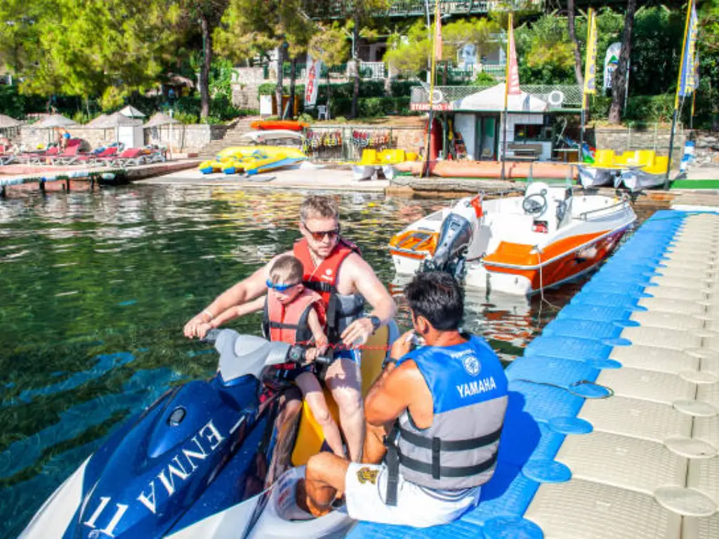 parking a jet ski