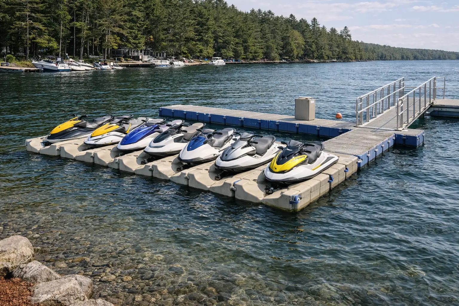 Residential L-Dock Visual Quote Card