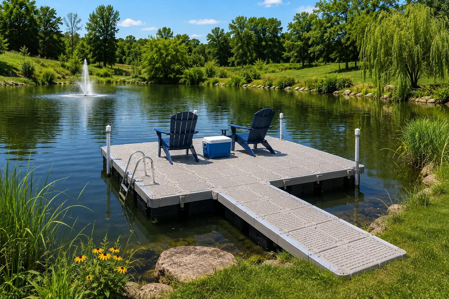 Small Pond Dock Ideas