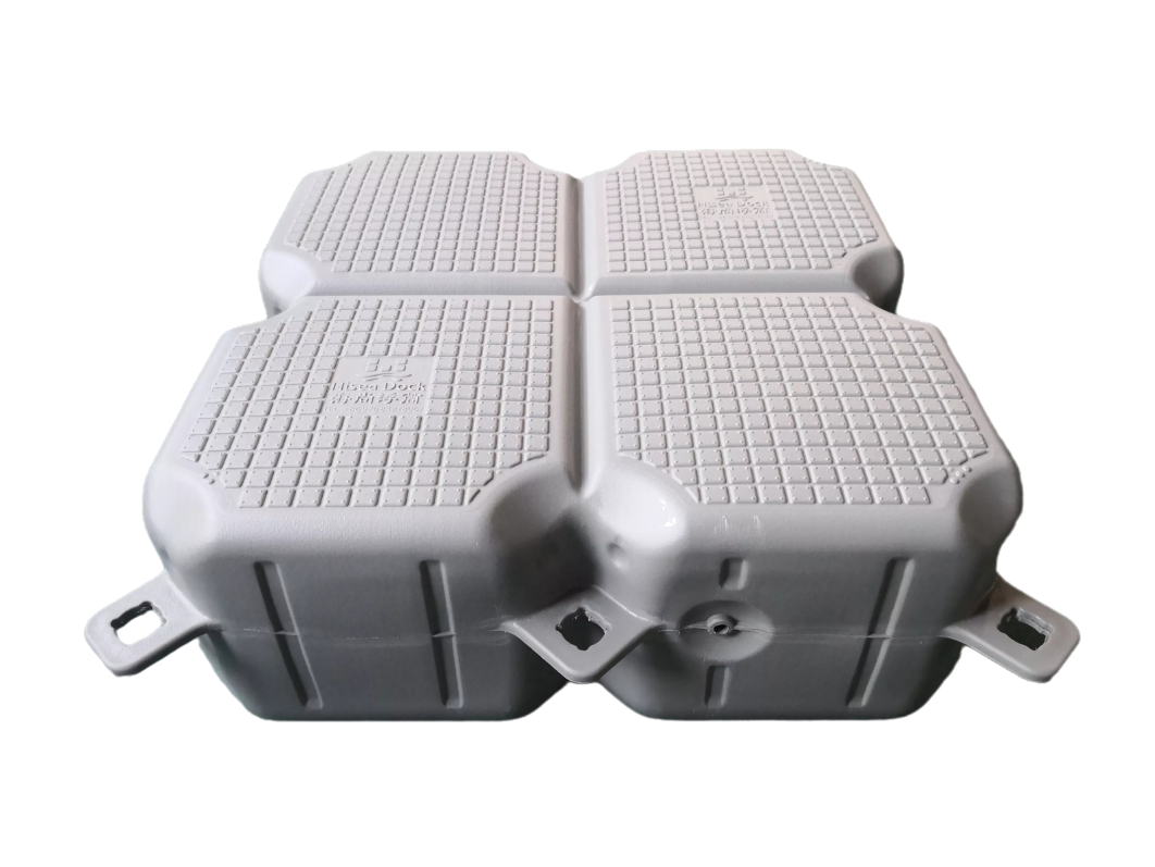 Grey square quad float
